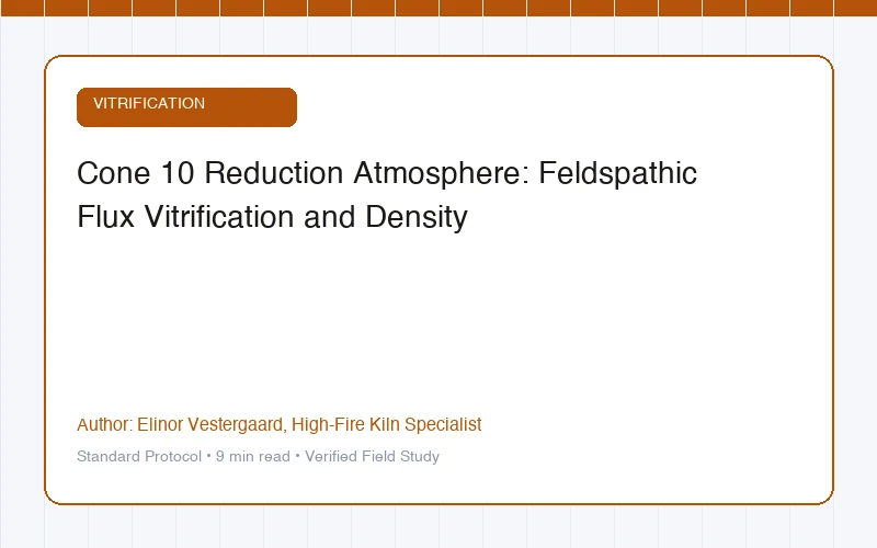 Cone 10 Reduction Atmosphere: Feldspathic Flux Vitrification and Density